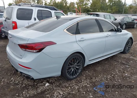 2018 Genesis G80 3.3T Sport из США, поврежденный, VIN KMHGN4JB8JU250311